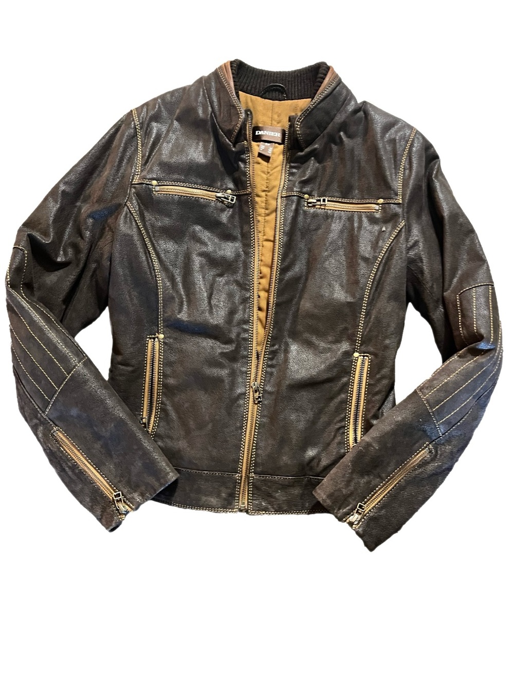 Danier Women's Dark Brown Leather Jacket